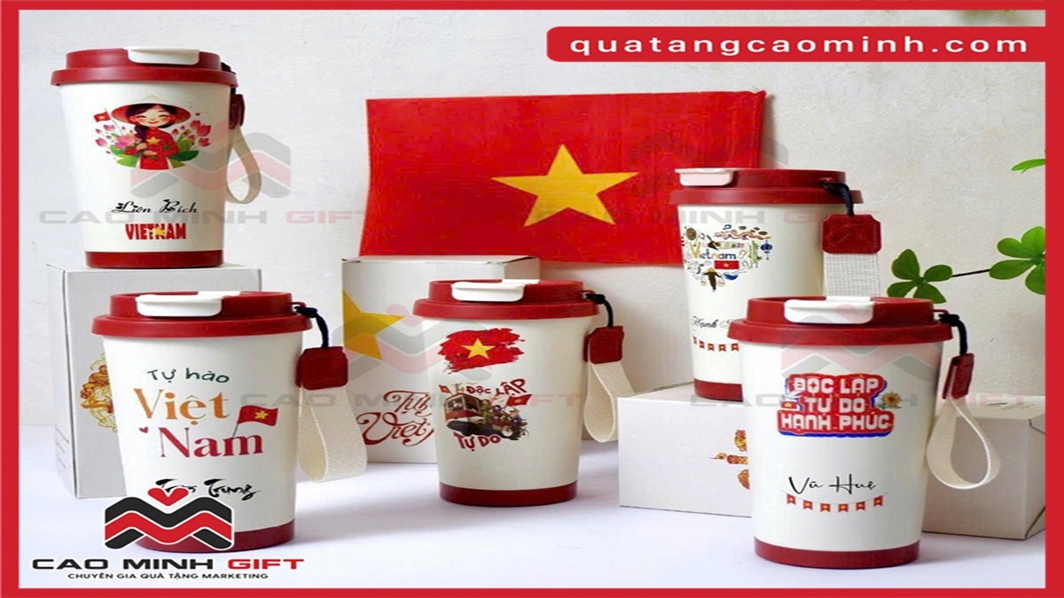 Cốc giữ nhiệt quà tặng 2/9