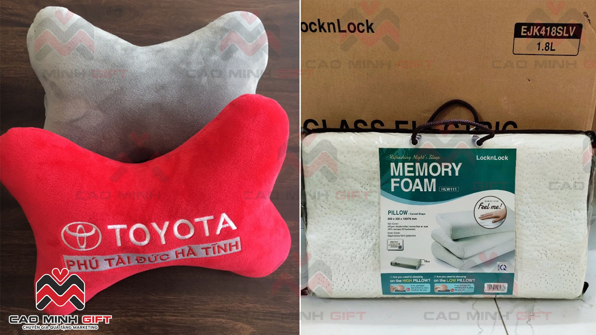 Gối ngủ chống đau cổ – Quà tặng sức khỏe tinh tế cho doanh nghiệp