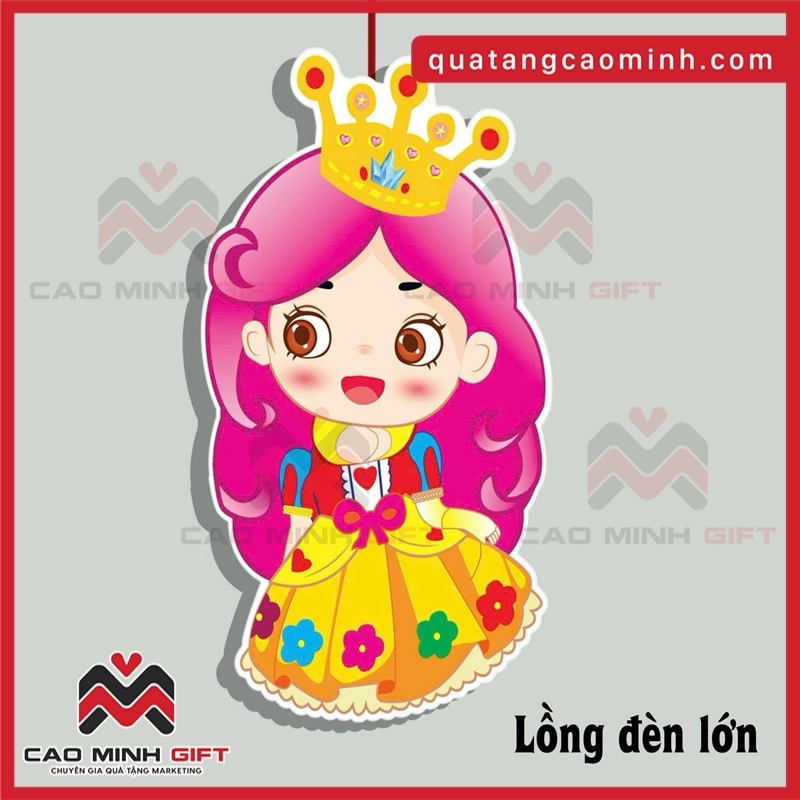 Đèn lồng nhựa công chúa cho bé gái