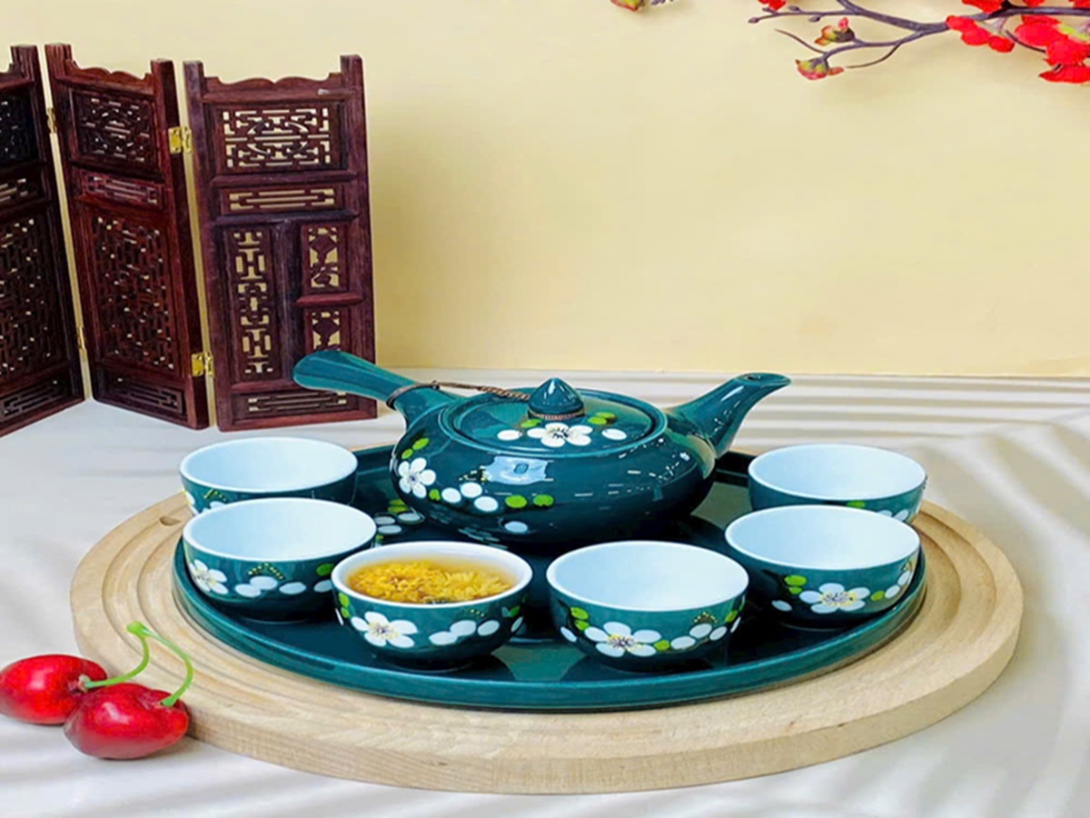 Bộ ấm chén quà tặng Tết 2026