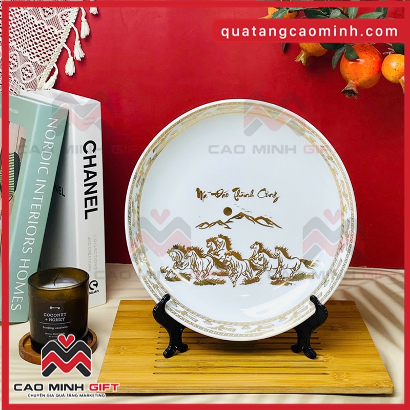 Đĩa quà tặng in logo