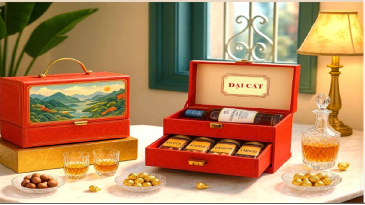 BST hộp quà Tết doanh nghiệp 2026 – Từ hộp gỗ đựng quà đến set quà Nuts tinh tế