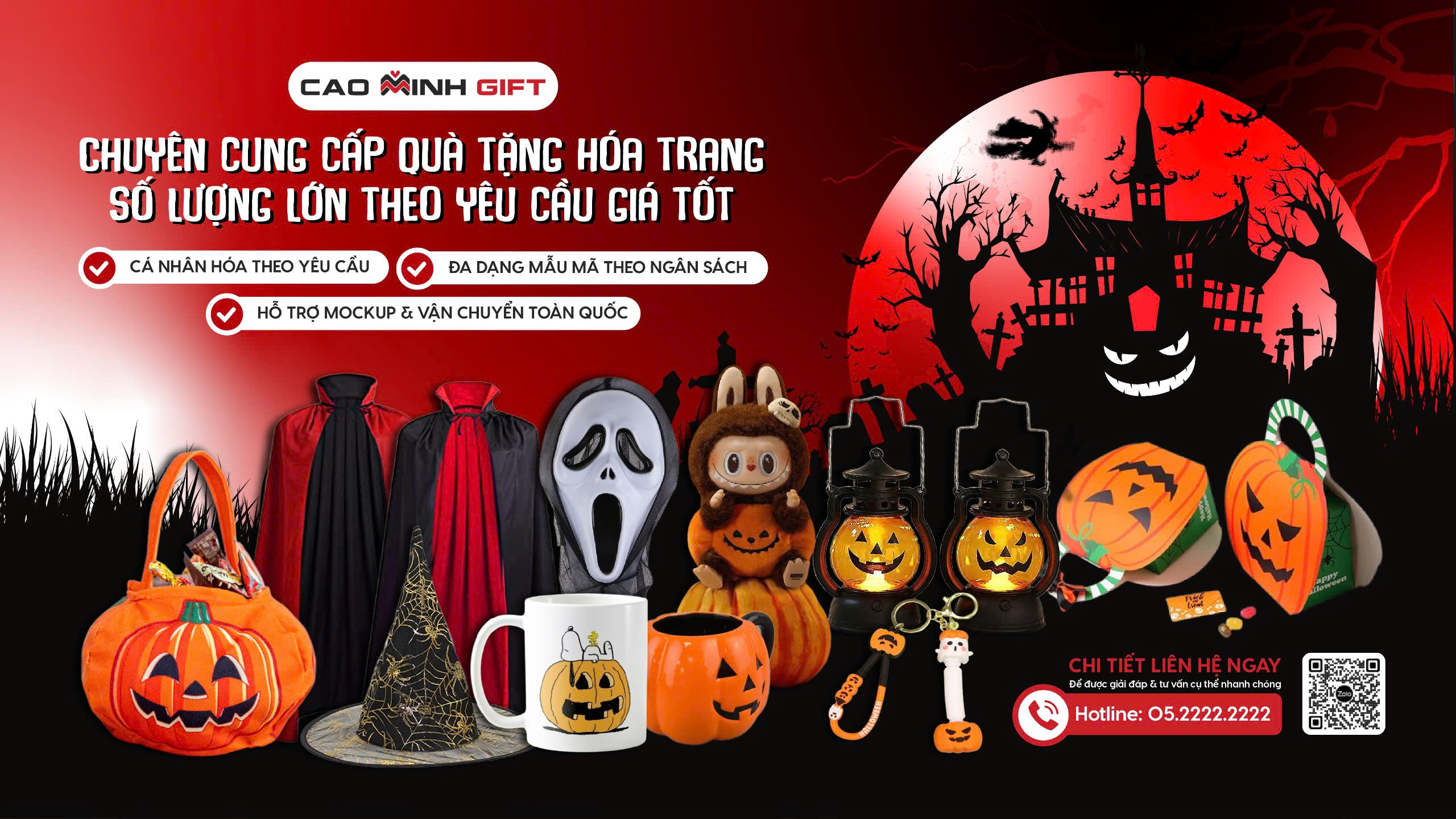 Quà tặng hóa trang Halloween