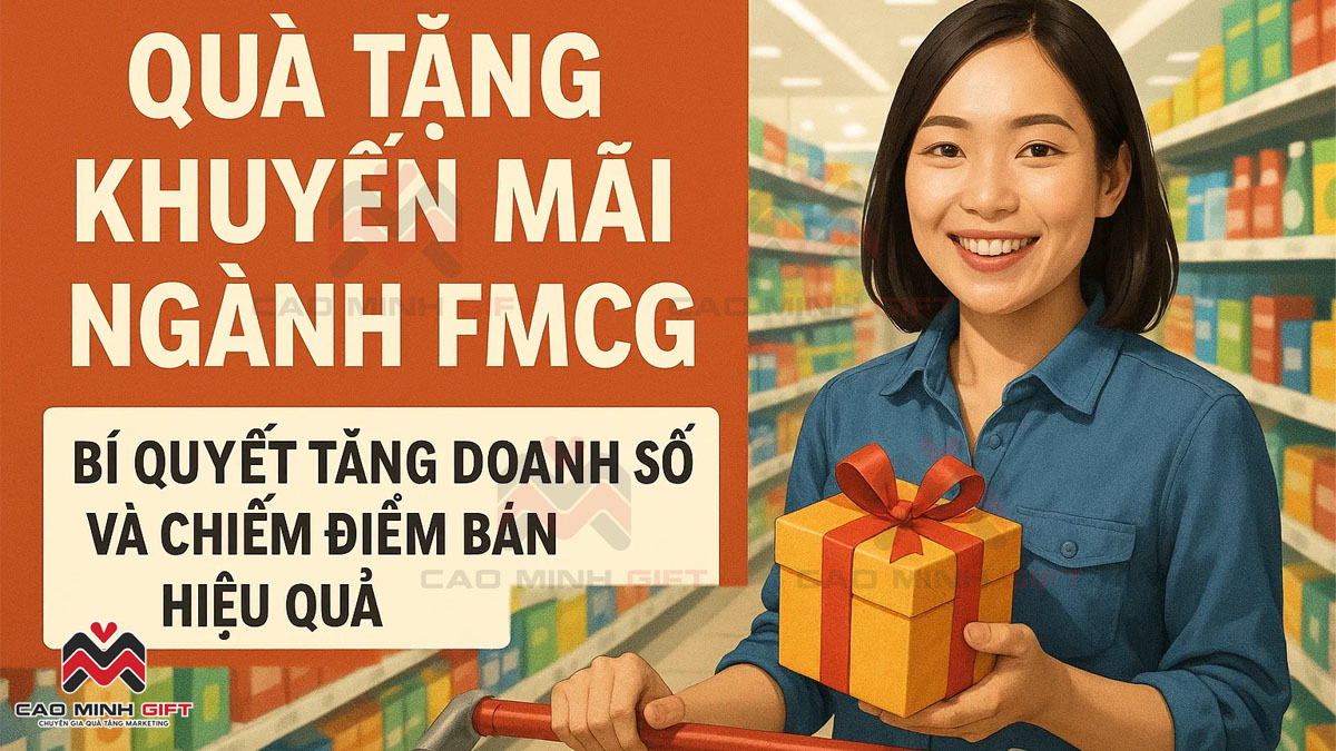 Quà tặng khuyến mãi ngành FMCG – Bí quyết tăng doanh số và chiếm điểm bán hiệu quả
