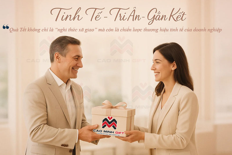 Quà Tết 2026 không chỉ là “nghi thức xã giao” mà còn là chiến lược thương hiệu tinh tế của các doanh nghiệp