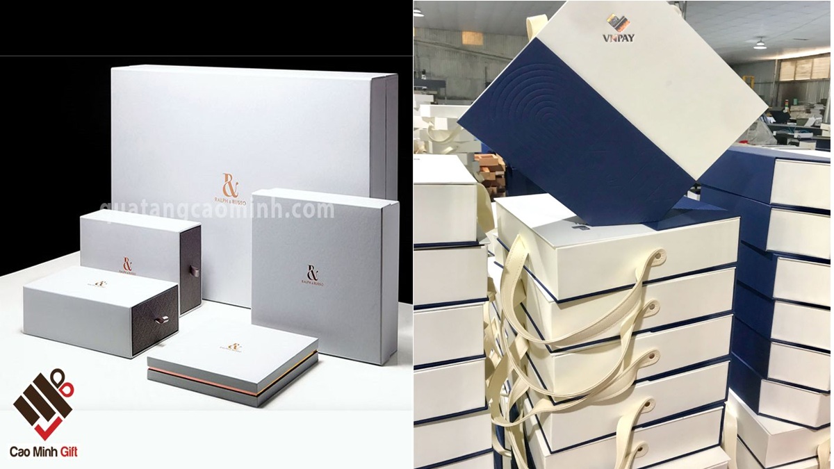 Quà đầy tháng – Gợi ý cho shop mẹ & bé, tiệm vàng đặt túi hộp in logo số lượng lớn