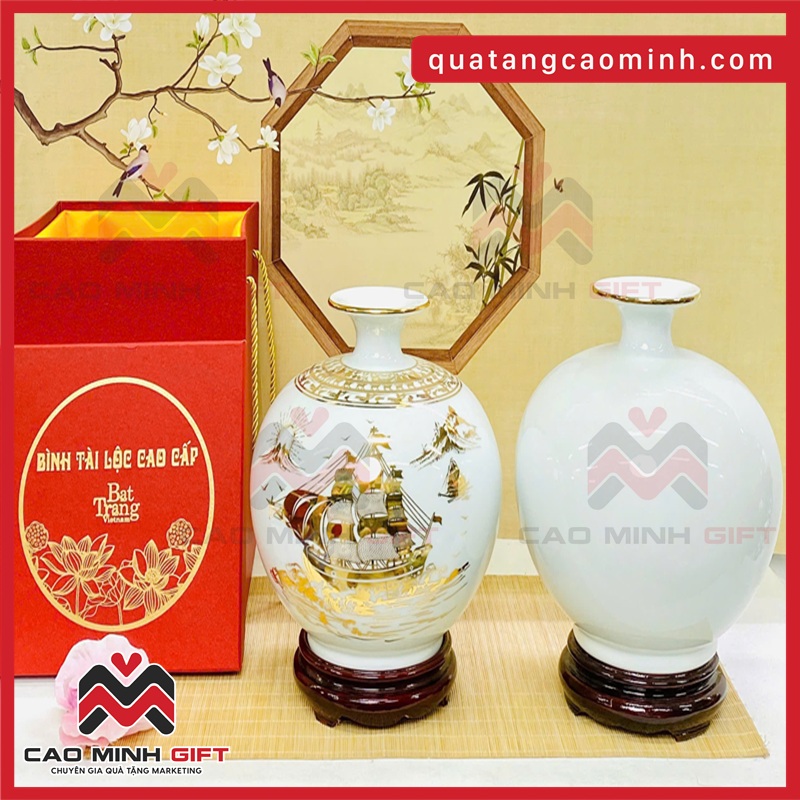 Bình hút lộc in logo - Quà tặng phong thủy may mắn