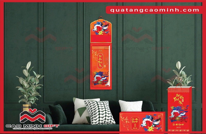 Lịch bloc thư pháp – mỗi ngày một chữ thư pháp, một thông điệp ý nghĩa