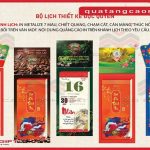 Lịch thư pháp nghệ thuật - Quà Tết an toàn mà vẫn đẳng cấp