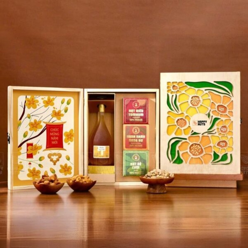 Hộp quà Tết healthy đa dạng mẫu mã từ tinh giản tới sang trọng