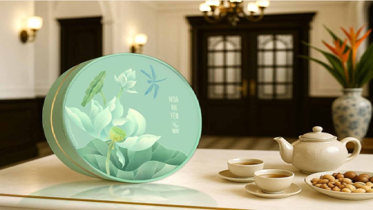 Set quà Tết cao cấp Sen Diệu An Nhiên - Tinh tế đậm hồn Việt