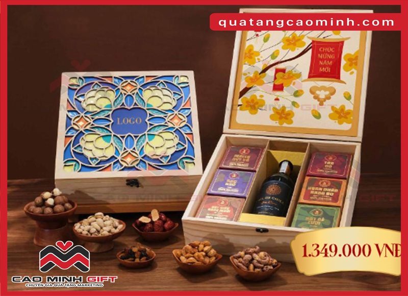 Set quà Tết doanh nghiệp Mai Lộc Cát Vàng