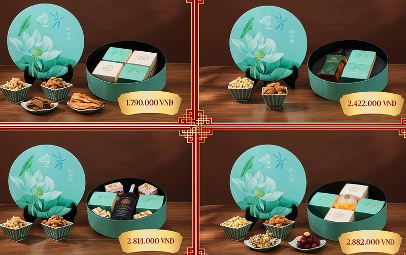 4 phiên bản set quà Tết cao cấp Sen lựa chọn theo nhu cầu và ngân sách