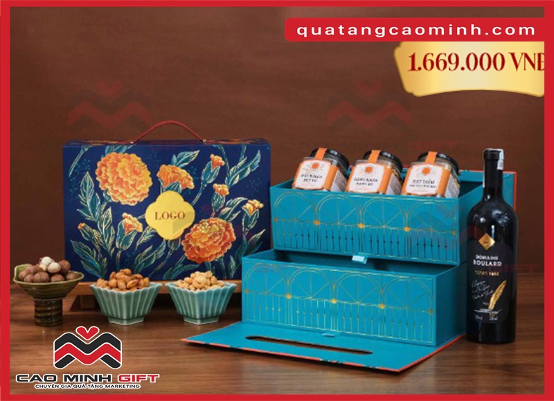 Set quà Tết doanh nghiệp Vạn Thọ Tụ Phúc