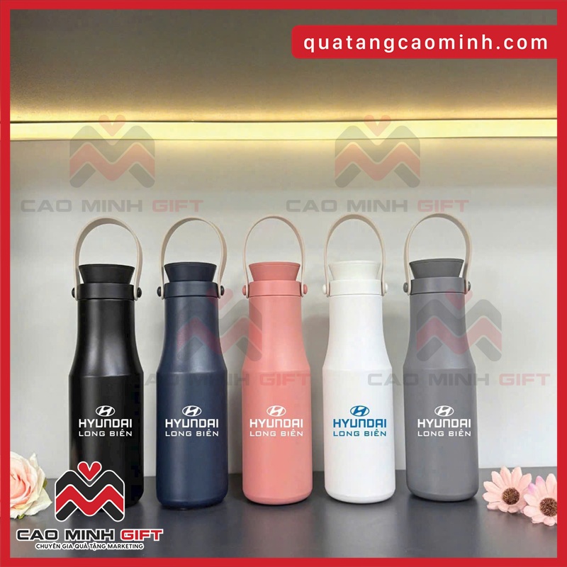 Bình nước in logo – quà tri ân tiện dụng và đầy tinh tế