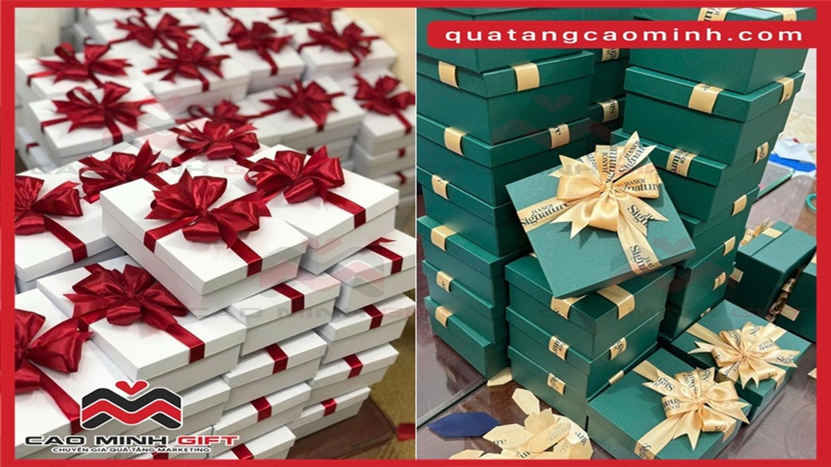 Đặt hộp quà 8/3 số lượng lớn: Bí quyết chọn mẫu đẹp, đúng ngân sách