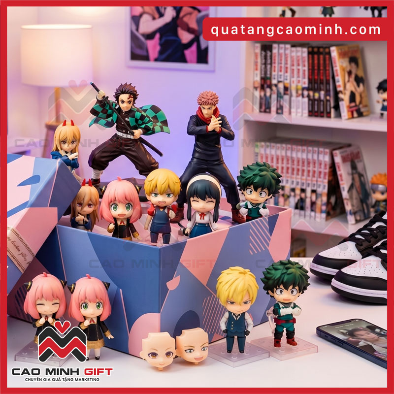 Set mô hình Anime, PVC, Nendoroid đủ bộ – quà tặng đánh trúng Gen Z